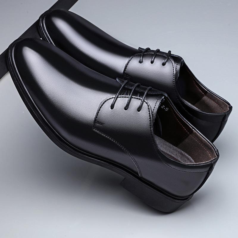 Business Leather Shoes Men's High-end Sense New Men's Dress Leather Shoes Baita Single Shoes Security General Leather Shoes