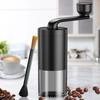 Manual Coffee Grinder with Brush, Portable Coffee Grinder with Adjustable Settings and Ceramics Grinding Core