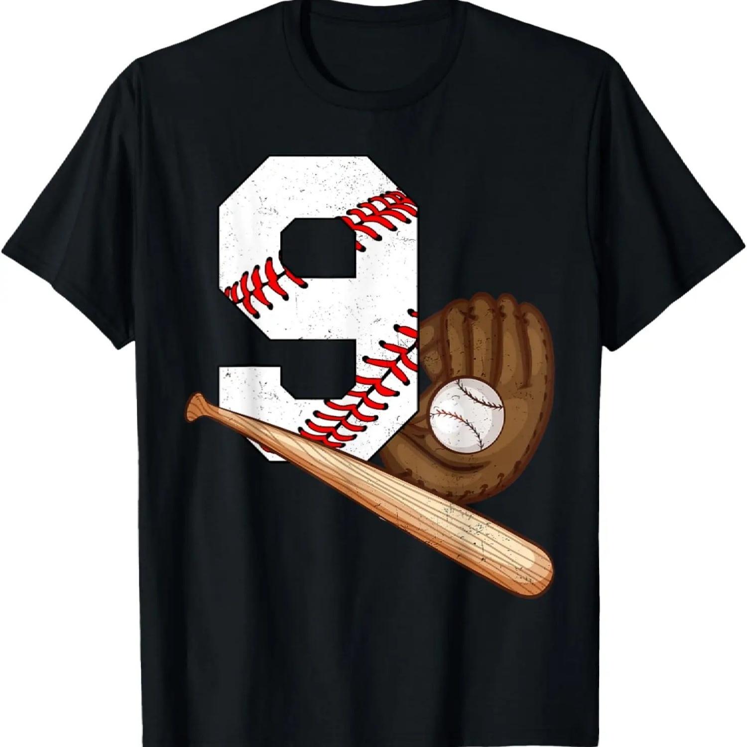 

Baseball Boy 9 Year Old Birthday Baseball Player 9th B-Day T-Shirt XXXXXL