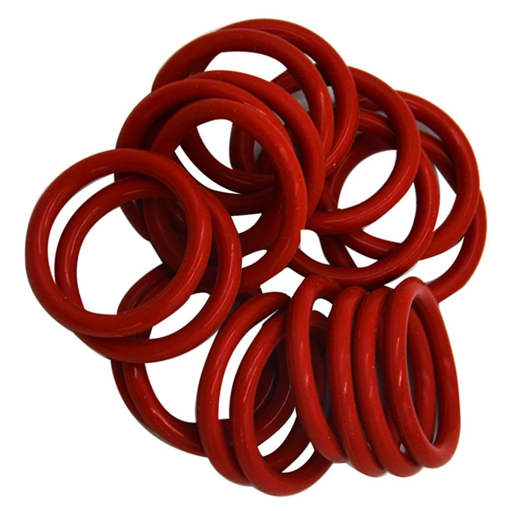 20 ks/sada Náhrada za 12AX7 12AU7 12AT7 12BH7 EL84 Tlumič lampy Silikonové kroužky Odolné silikonové O-kroužky