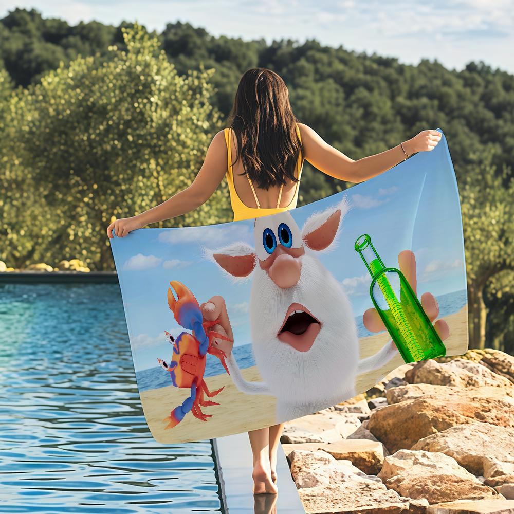 Cartoon B-Booba-S Towel Quick Drying Beach Towels Are Suitable For Swimming Pools Camping Yoga And The Gym