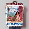 New Zealand Travel Tin Plaque Poster Customized Wall Art Retro Vintage Metal Signs for Man Cave Gamer Decoration Room Desk Decor