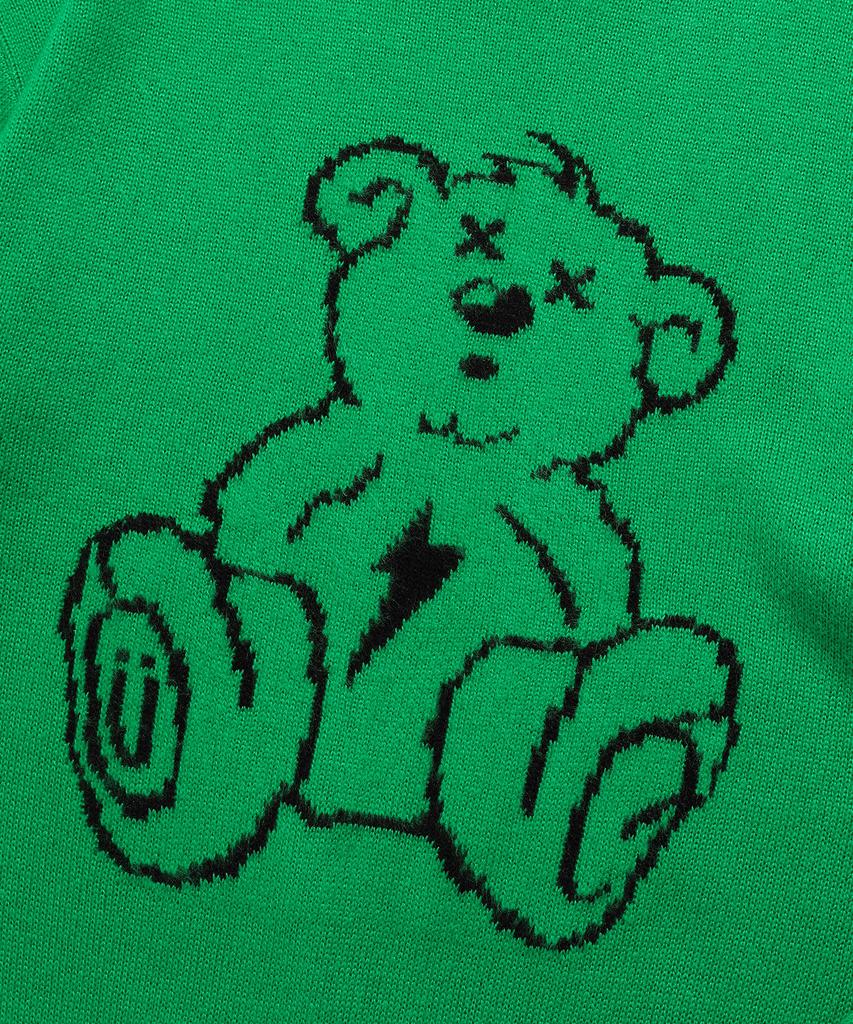 ISTKUNST Thunder Bear Knit_Green(Ik2Cfmk600A)