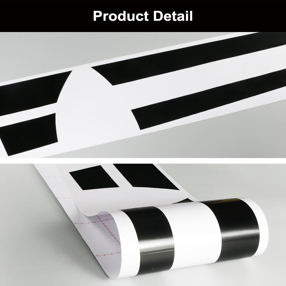 2pcs Car Sticker Long Side Stripe Decals Auto Vinyl Wrap DIY Decoration Sticker Car Racing Sports Styling Tuning Accessories