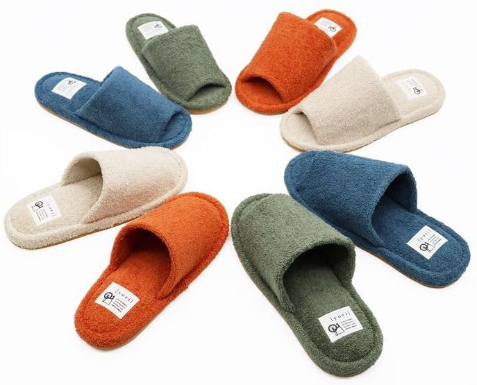 Aspersio Washable Pile Fabric Slippers with Front Openings for Coolness and Soft and these comfortable slippers are perfect for and perfect for and