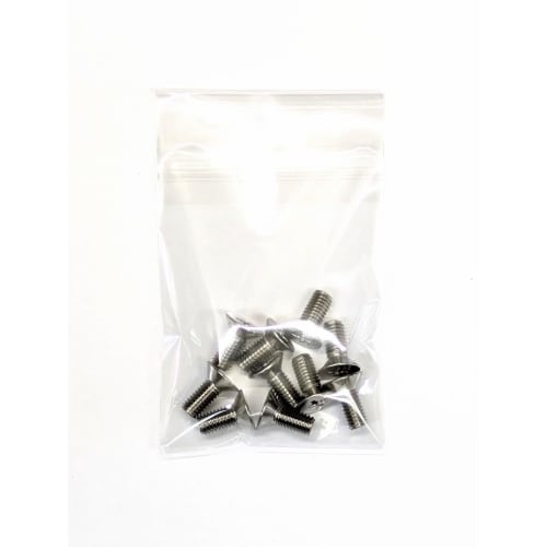[M5x12] Stainless steel flat head machine screws (10 pieces)