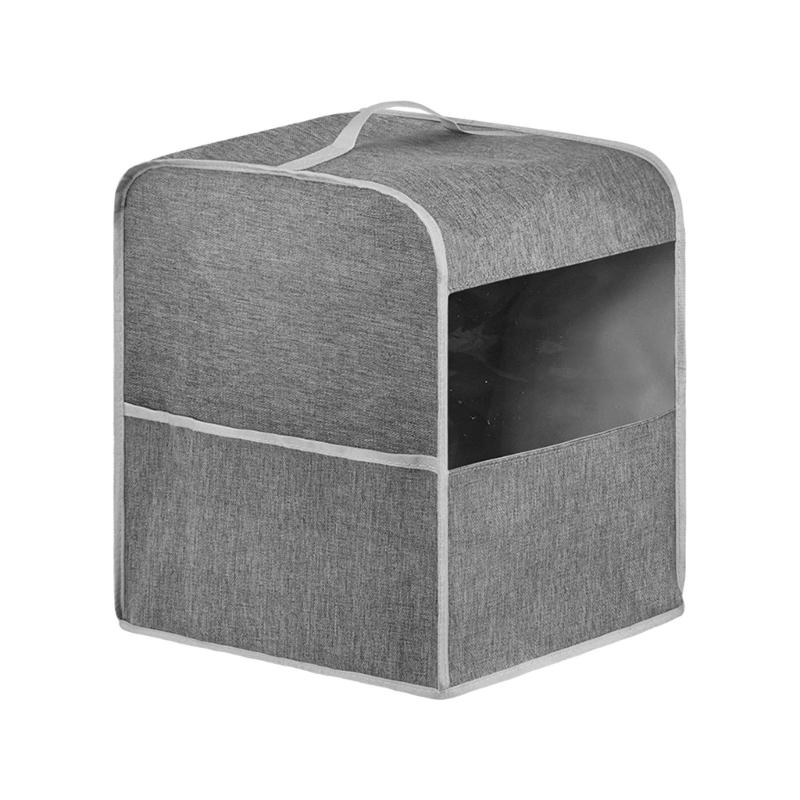 Современный чехол для кофемашины с отделением для хранения, полиэстеровый защитный чехол, прозрачное окно, защита для кофемашины 1