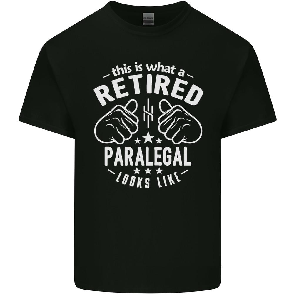 This Is What a Retired Paralegal Looks Like Mens Light Cotton T-Shirt