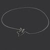 Popular Women's Small Fragrance Style Waist Chain Niche Internet Celebrity Women's Metal Chain with Skirt Dress Collarbone Necklace