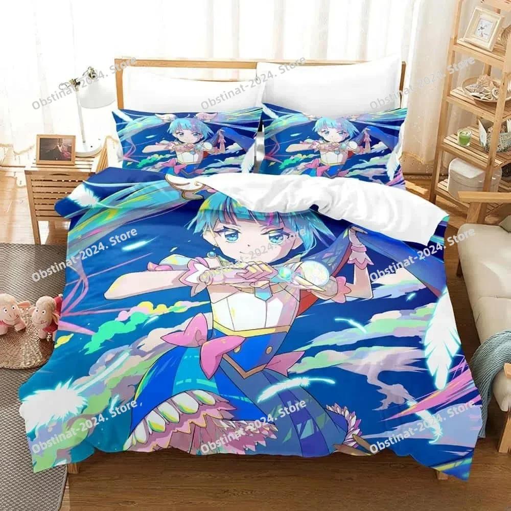 Comforter 3D Anime Kawaii Girls Sora Harewataru Bedding Set Printed With Soft Single Double Queen Super King Size