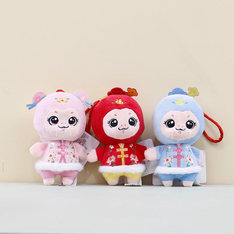 Cute Soft Pp Cotton Snake Figurine For Year Of The Snake Plush Toy Gift For Events