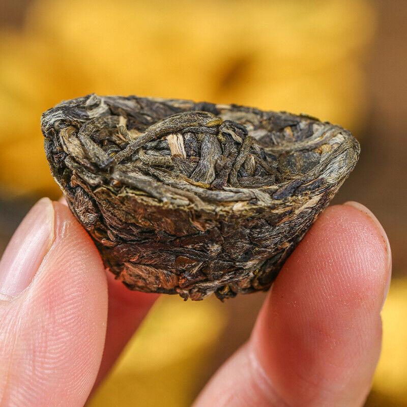 500 г Юньнань Пуэр из сырых листьев чая Мини-маленький Юань Бао Пуэр из старого дерева — фото 5