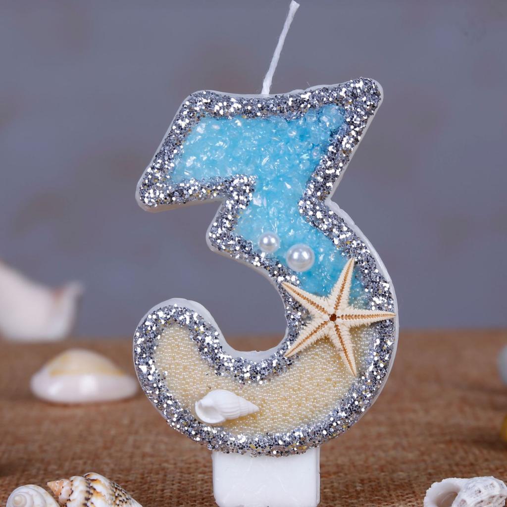 Cute Cartoon Digital Candles, Birthday Candles, Party Decorations