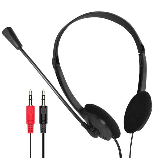 

900 Wired Headset Deep Bass Noise Reduction 3.5MM Gaming Over Ear Earphone Computer Accessory