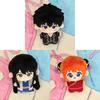 Gintama Katsura Kotarou Sakata Gintoki Plush Keychain 10cm Cartoon Collectible Toy For Fans
