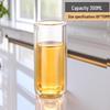 Double-Layer High Borosilicate Glass Tea Cup - Heat-Resistant, Wide Mouth, Straight Tube Design