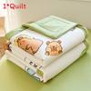 Bear Dog Capybara Flower Animal Print Summer Air Conditioner Quilt Home Use