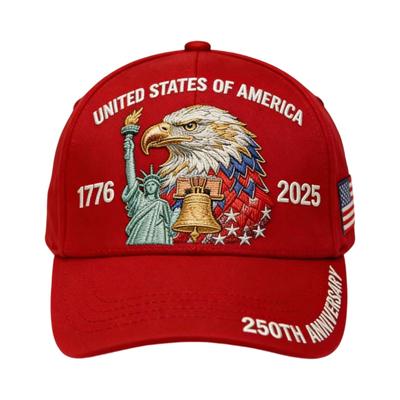 US 250th Anniversary Cap Patriotic Baseball Cap US 250th Anniversary Tribute Hat Trucker Hat for Men and Women