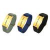 Vnox Free Custom Engraved Stainless Steel Elastic Bracelet for Men, Gold Plated Name Wristband, Adjustable Fabric Nylon Band New