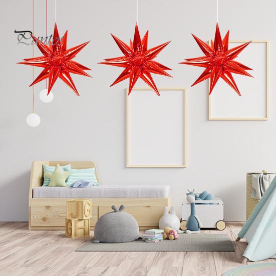 50 de bucăți de 18 inci cu balon stea cu con de 18 inchi, metalic, rezistent la scurgeri, mai gros pentru baby shower, decorare pentru petrecerea de nuntă, balon din aluminiu