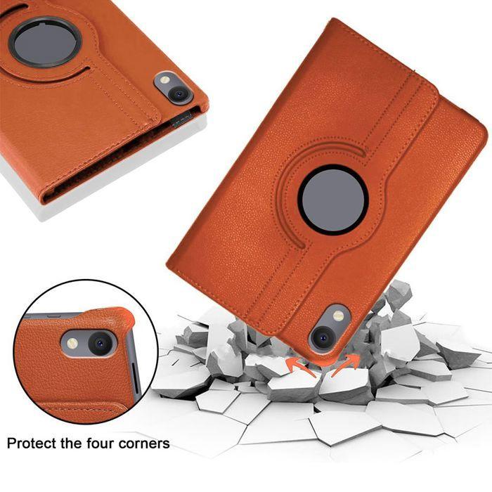 Case for Samsung Galaxy Tab S11, Shockproof Protection Multi-Angle Rotating Case Orange