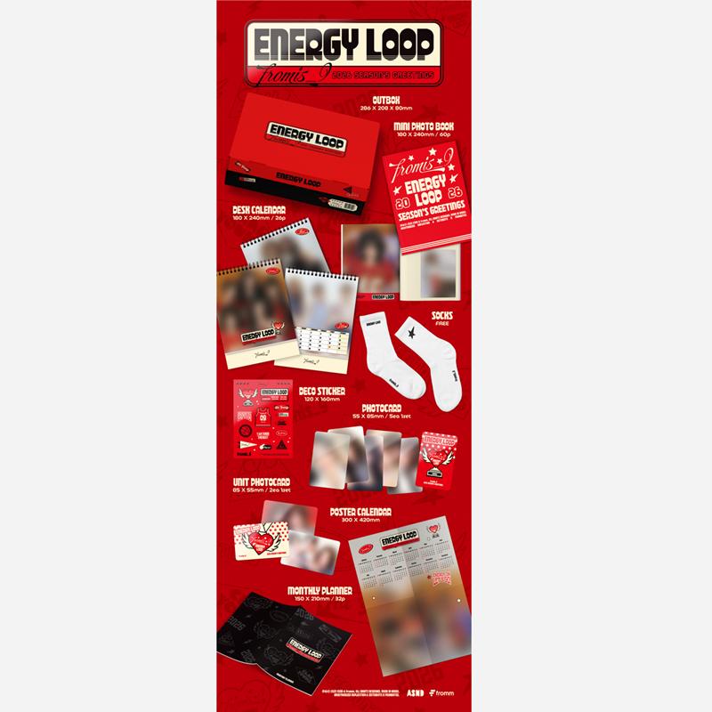 [Pre-order] Fromis 9 - 2026 SEASON'S GREETINGS [ENERGY LOOP] (Online Benefit)