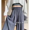 Wide-leg Pants Women's Autumn Women's Small Men's New High-waisted Casual Straight-leg Pants Lazy Wind Yamamoto Pants