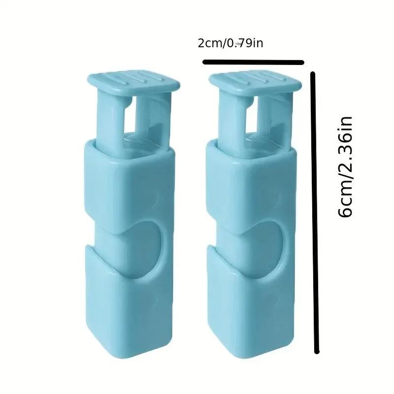 10Pcs Reusable Food Sealing Clips Plastic Snack Bag Clips Moisture Proof Fresh Keeping Clips Pocket Sealing Clamp Outdoor Tool