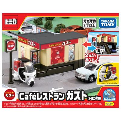 TAKARA TOMY Tomica Hediye Tomica Kasabası Kafe Restoran Gusto (Tomica ile) 3 Yaş ve Üzeri İçin Minyatür Araba Oyuncak