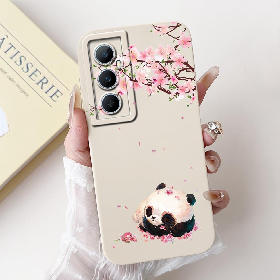 Funda For Realme C65 RMX3910 Back Cover For Realme C65 4G Case Shockproof Luxury Flowers Cute Cartoon Cool Silicone Bumper Coque