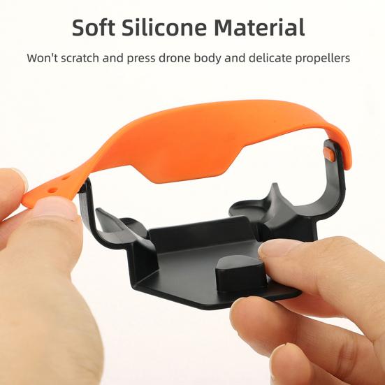 Propellerhalter, stoßfest, kratzfest, weicher Silikon-Drohnenpropeller, fest montierter Schutz für Mini 3 Pro