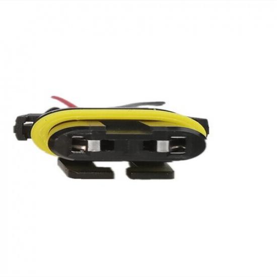 2PCS 9005 9006 Socket Extension Wiring Harness Fog Light Connector US