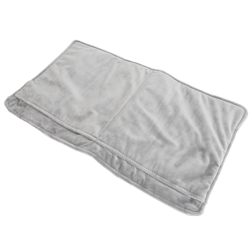 Elektrischer beheizbarer Fußwärmer USB-betrieben Fußheizkissen Weicher Plüsch Fördert die Durchblutung Fußwärmer für Bett Büro Reise