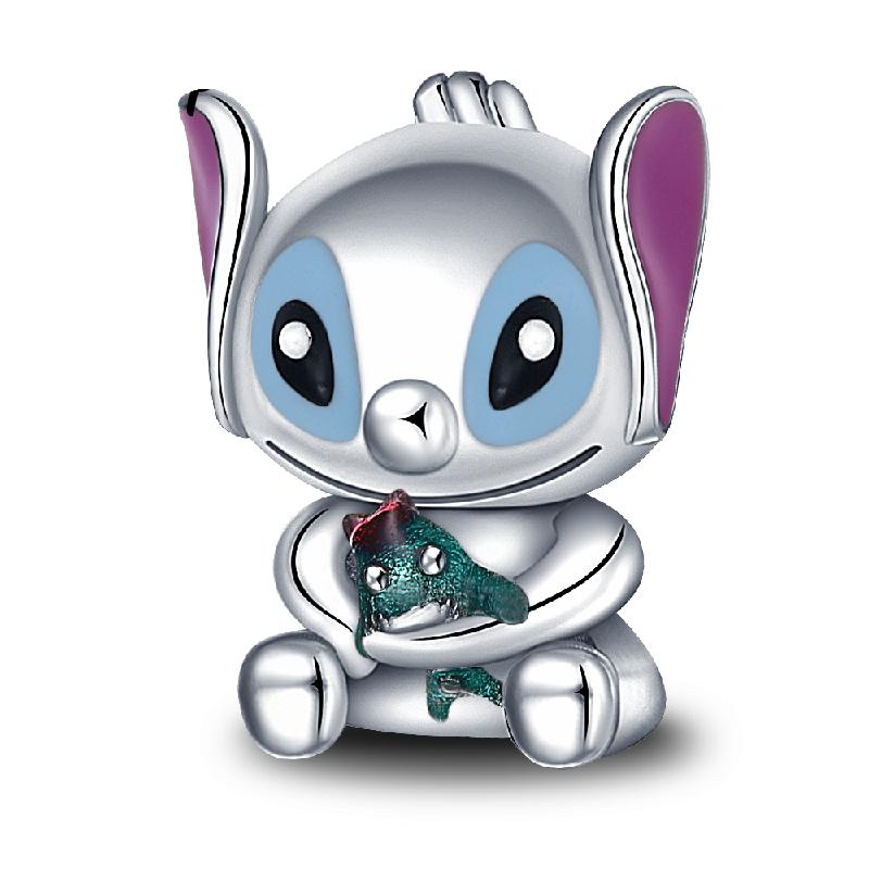 925 Silver Disney Mickey Zootopia Boutique Charm Pendant Fit For Necklace Original Bracelet DIY Fine Festival Women's Party Gift