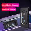 PD3.0 Type-C Port Adapter 12/24V Quick Charge Panel Wall Mount For Camper Caravan Boat Bus Truck Dual USB Charger Outlet LED Light Car USB Outlet