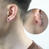 Multiple Colors Small Stainless Steel Screw Men's Studs Earrings Women Punk Gothic Black Tragus Piercing Ear Jewelry Accessories