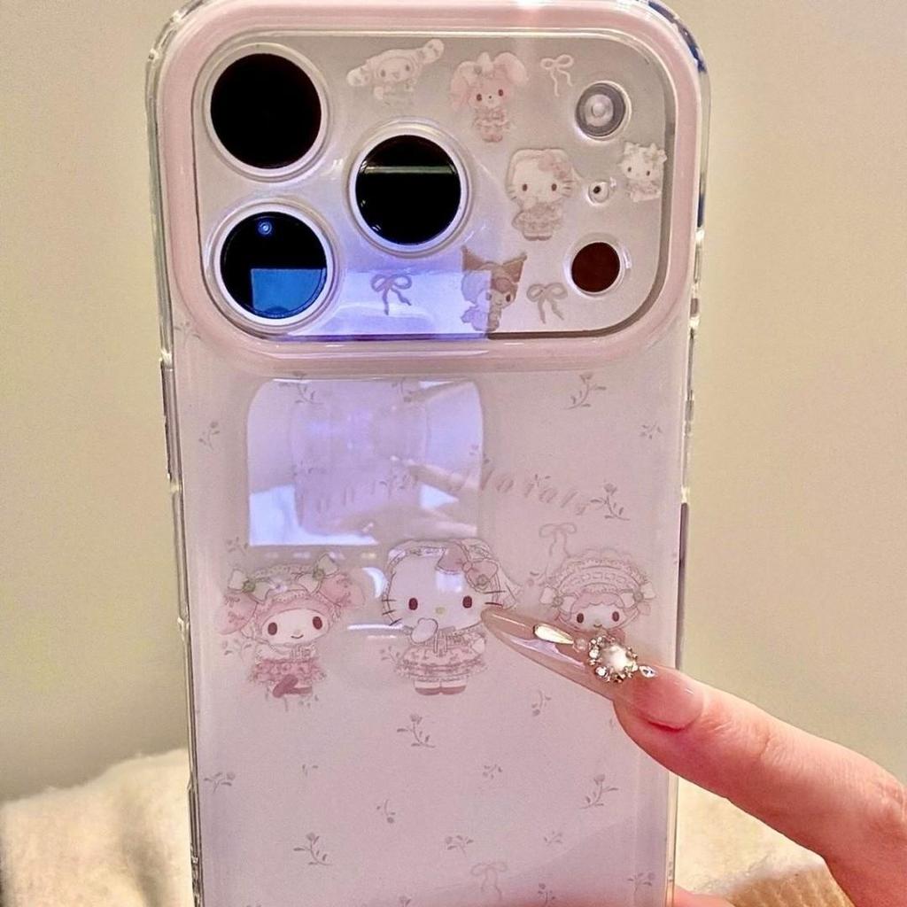 Cartoon Kt Lolita iPhone11ProMax Apple 11 All-inclusive Anti-drop Pink Hello Kitty Phone Case Hard Case