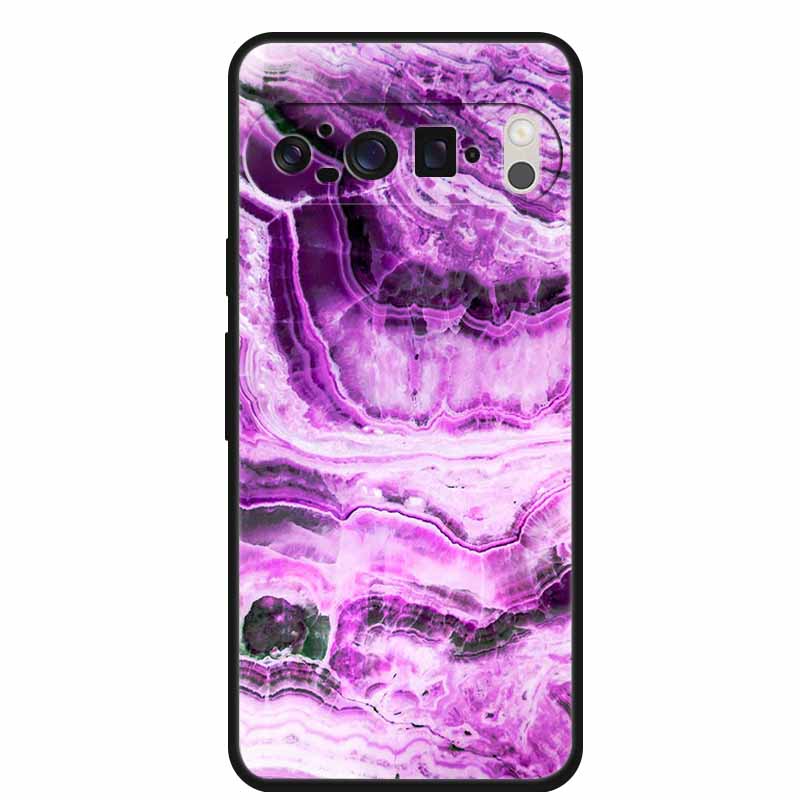 For Google Pixel 10 Pro Case Vivid Graceful Premium Marble TPU Soft Silicone Phone Cases Impact Chic Mineral-Finish Para Cover
