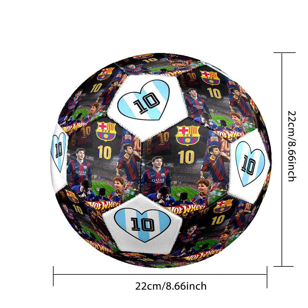 Messi 10 Number Soccer Legend Size 5 Soccer Football Machinestitched Indooroutdoor Universal Football Sports Enthusiast Gifts