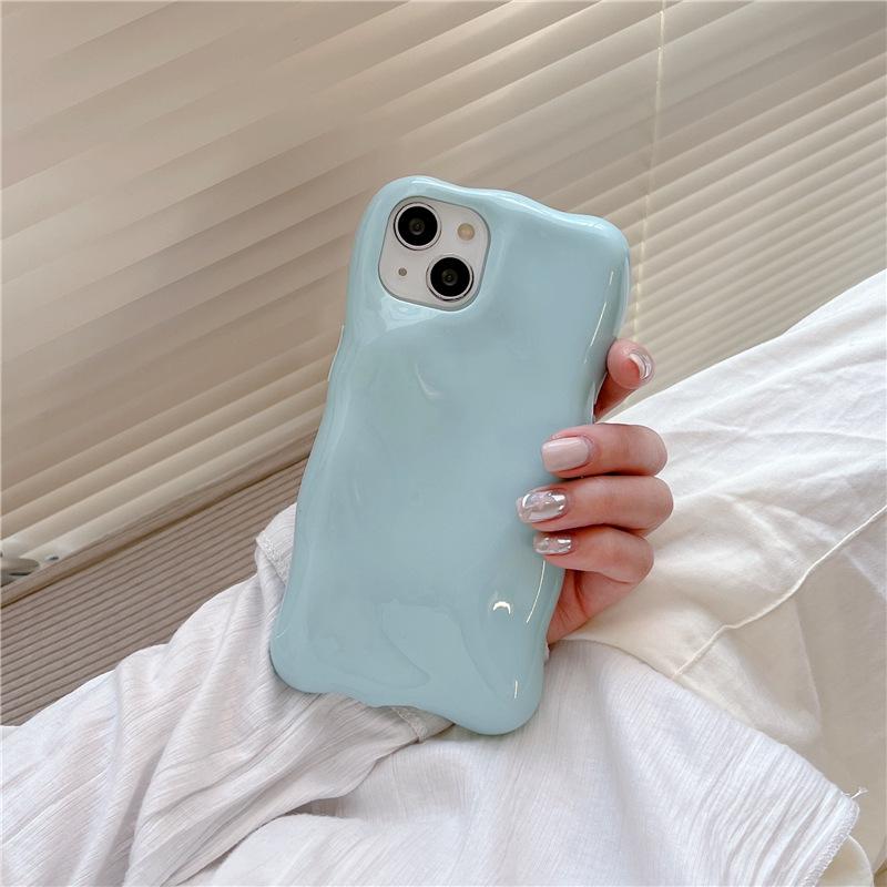 iPhone 11 mobile phone case Apple 11promax all-inclusive Macaron three-dimensional anti-drop mobile phone case ripple mobile phone case