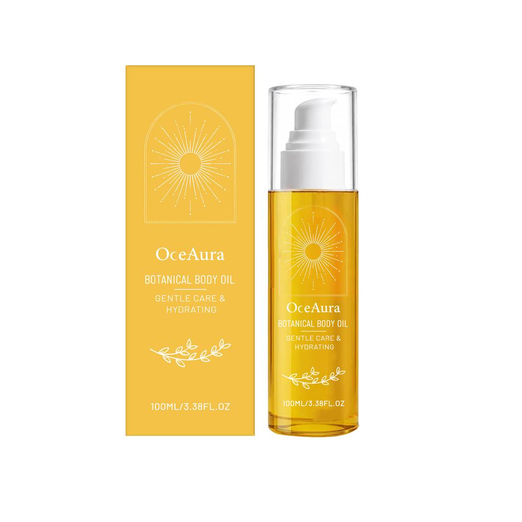 Plant-based Moisturizing Oil Natural Ingredients Moisturize the Body's Skin, Leaving It Radiant, Smooth, and Hydrated