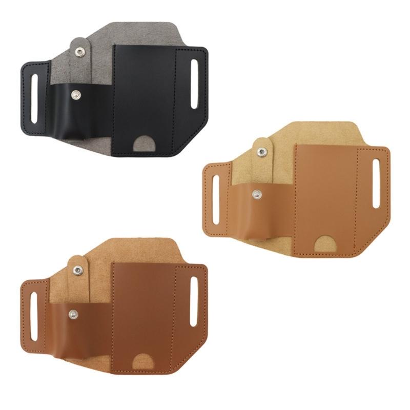 Compactly PU Leather Strategic Pocketknife Sheath And Compass Organizers For Camping Hiking Adventures