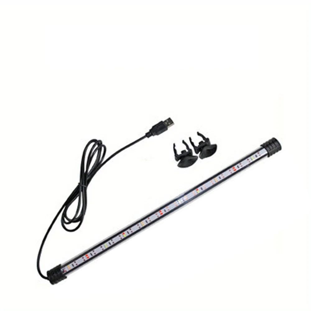 Bright Glass Tube USB Aquarium Light Waterproof Lighting Submersible Lamp  Aquariums Decor