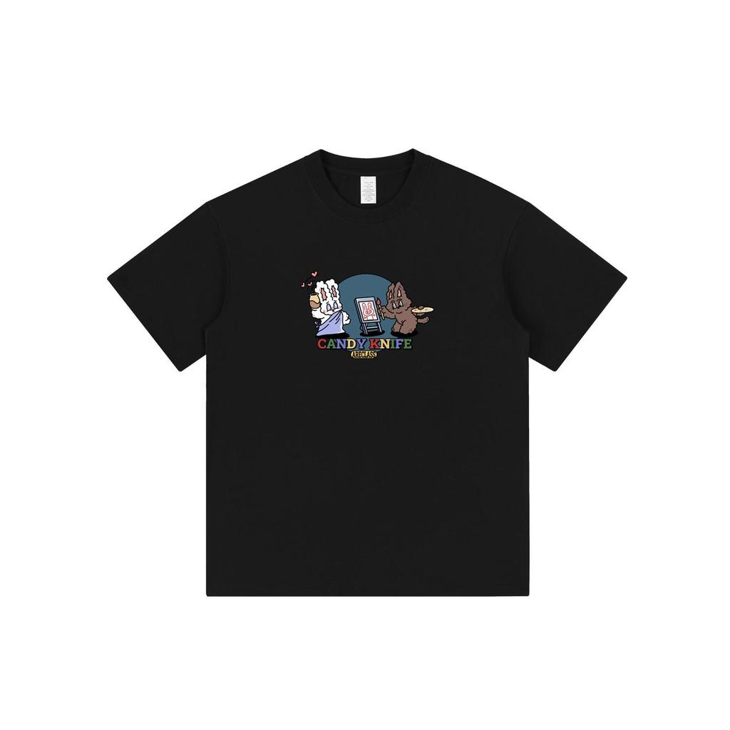 Statue of Liberty Rabbit Self-Portrait Cotton T-Shirt - Unisex Short-Sleeve Summer Top