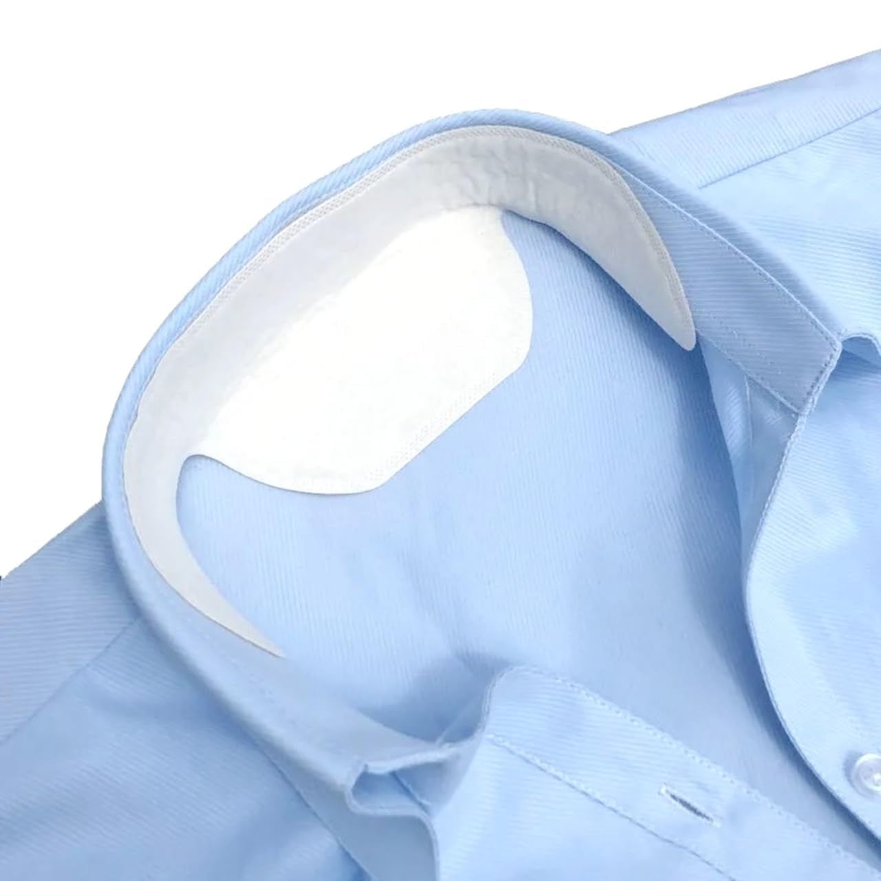 

Rimikuru Воротник Впитывающий пот и Ленты для защиты от пота и грязи Лента-защита от пота для воротника Потные листы, накладки, профилактика, набор из 120 штук, (Длина 25 см, 60 штук белый