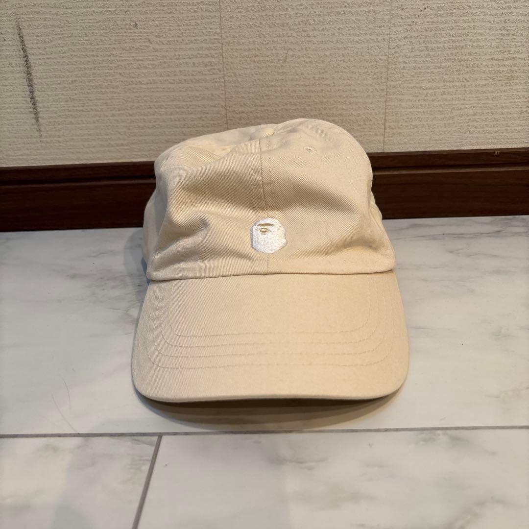 Used A BATHING APE Cap Beige