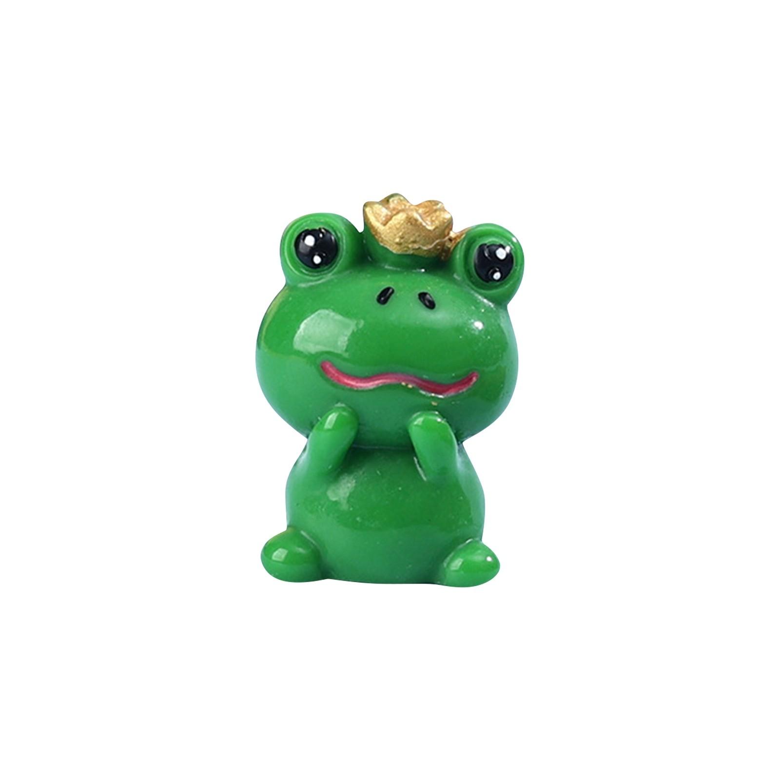 

20 одиниць пакувальних смоляних жаб, фігурок жаб, які підходять для мініатюрного прикраси лялькового будиночка, аксесуарів, садового акваріума, горщика, прикраси, вечірніх іграшок One Size