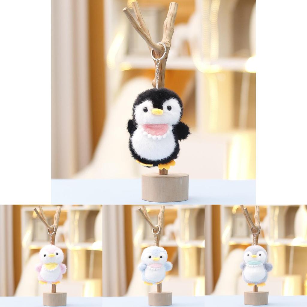 Penguin Plush Doll Cute Animal Plushie For Bags And Car Accessories