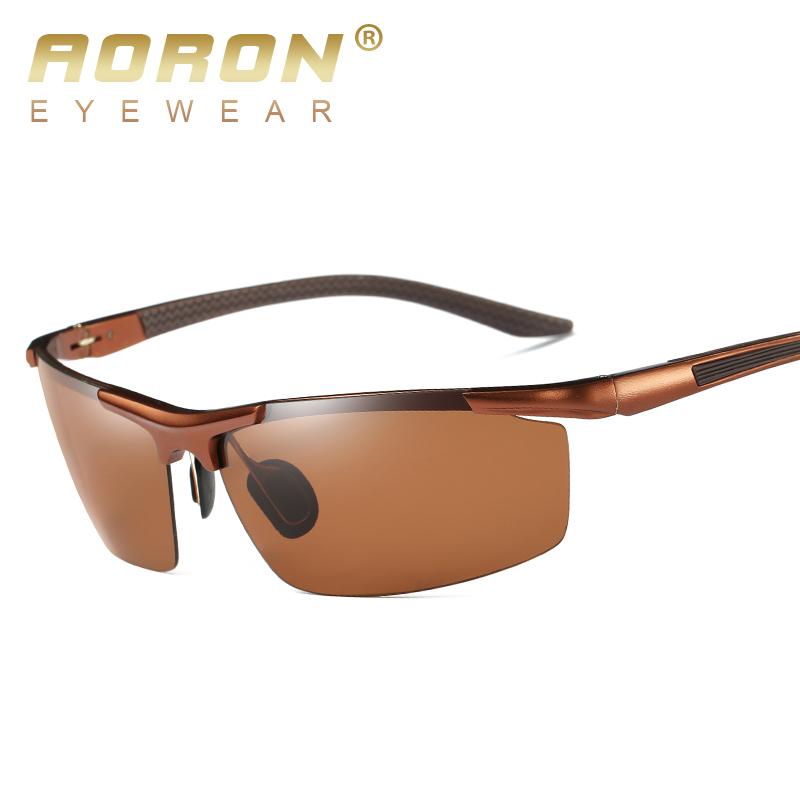 aoron More Than 100 Colors Polarized Sunglasses for Men Women Fashion Design Metal Frame Outdoor UV400 Anti Glare Driving Glasses