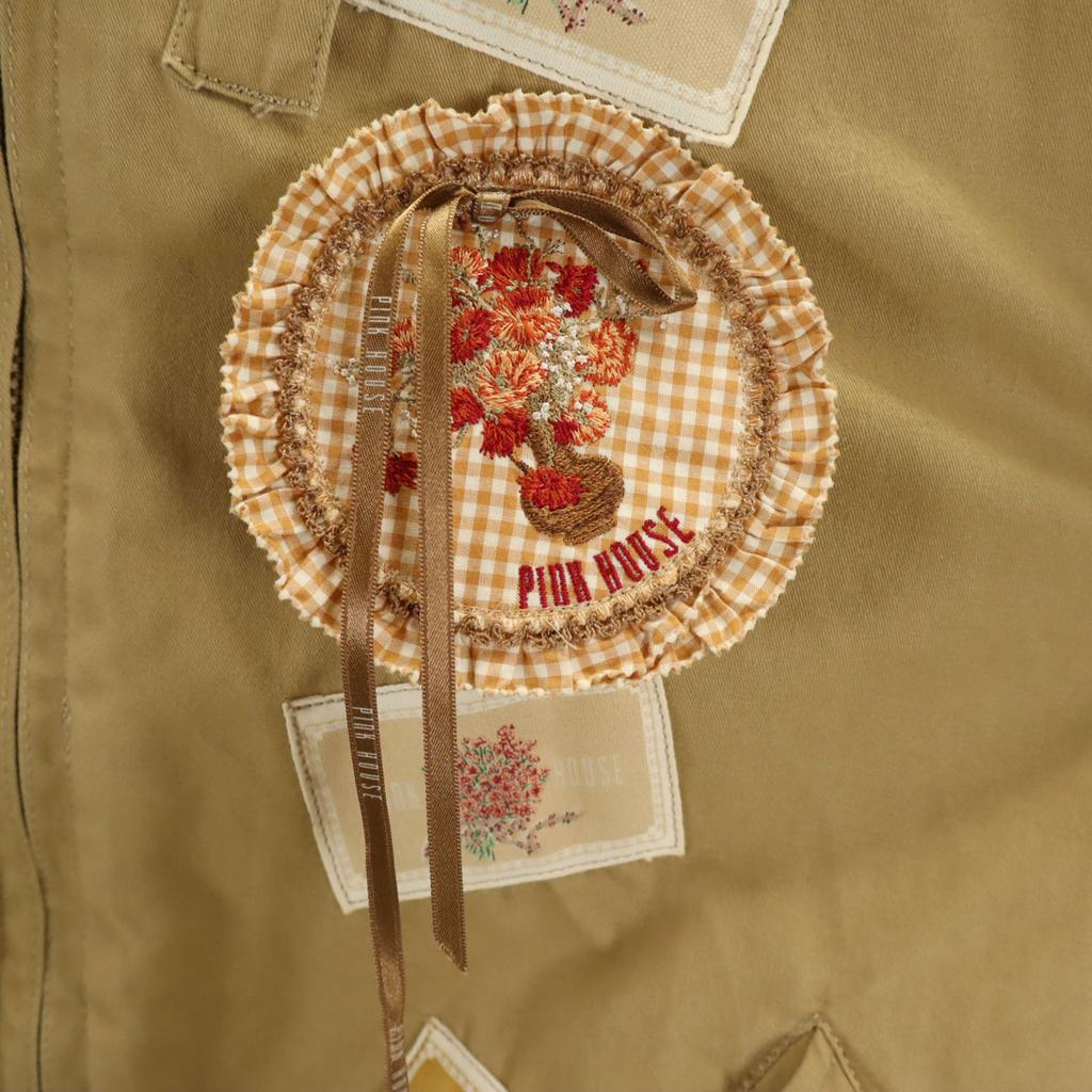 PINK HOUSE Made In Japan Blouson Beige Lightly Padded Women Used